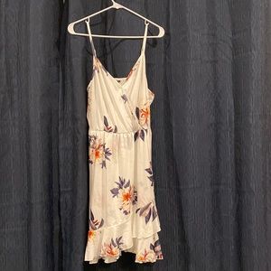 Women’s floral wrap dress